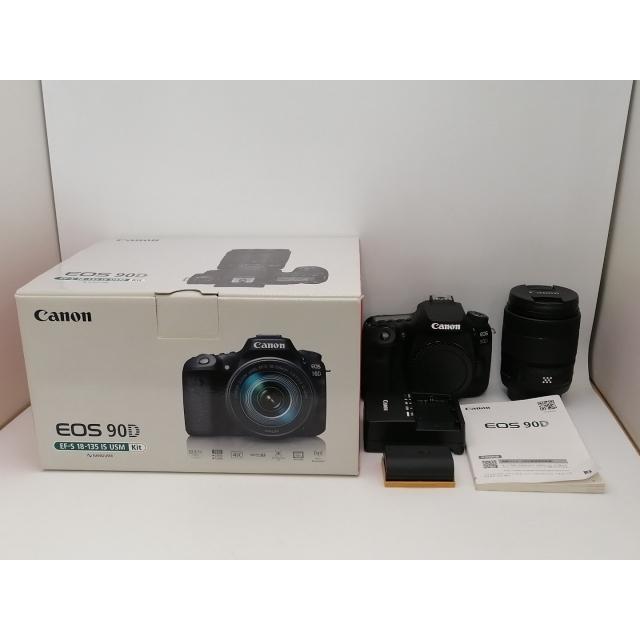 中古】Canon EOS 90D EF-S18-135 IS USM レンズキット ブラック【新宿2