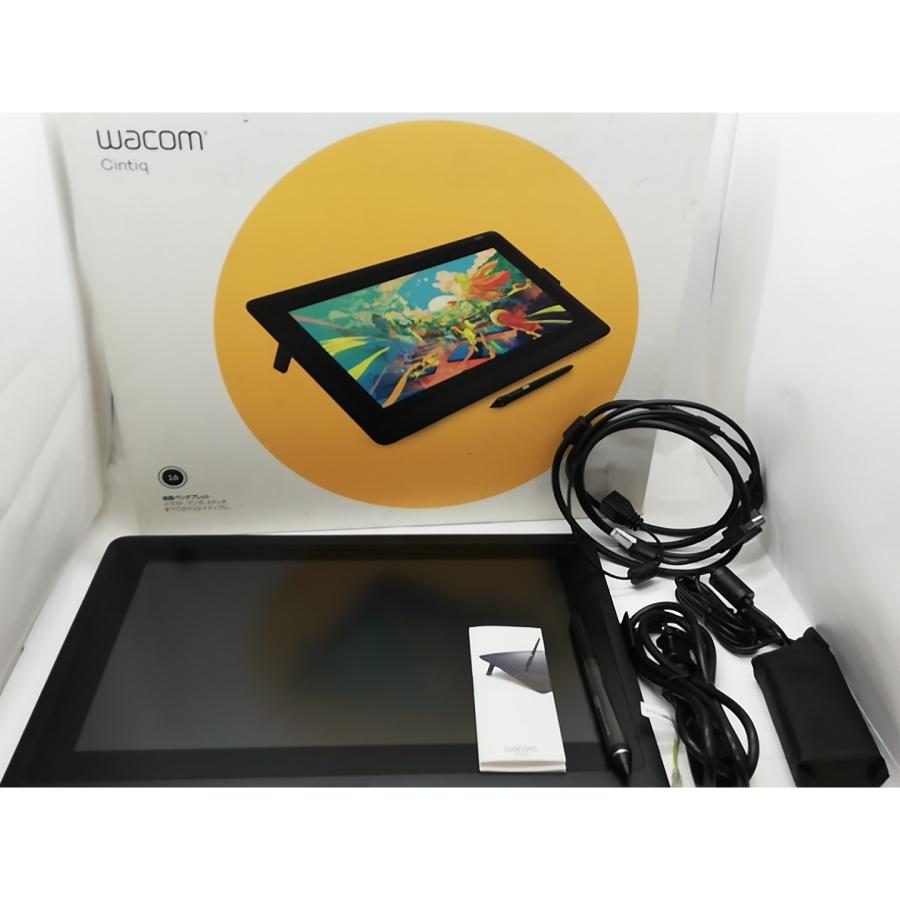 中古】WACOM Cintiq 16 (DTK1660K1D) [15.6インチ液晶ペンタブレット 