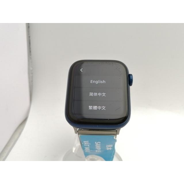 中古】Apple Apple Watch Series6 GPS 44mm ブルーアルミケース 