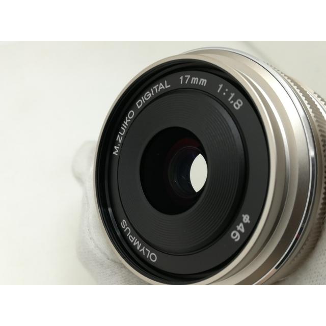 中古】OLYMPUS M.ZUIKO DIGITAL 17mm F1.8 シルバー (MFTマウント