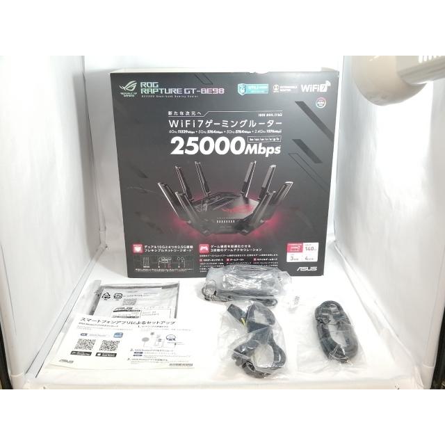 中古】ASUS ROG Rapture GT-BE98 Wi-Fi7(11be)対応無線LANルーター