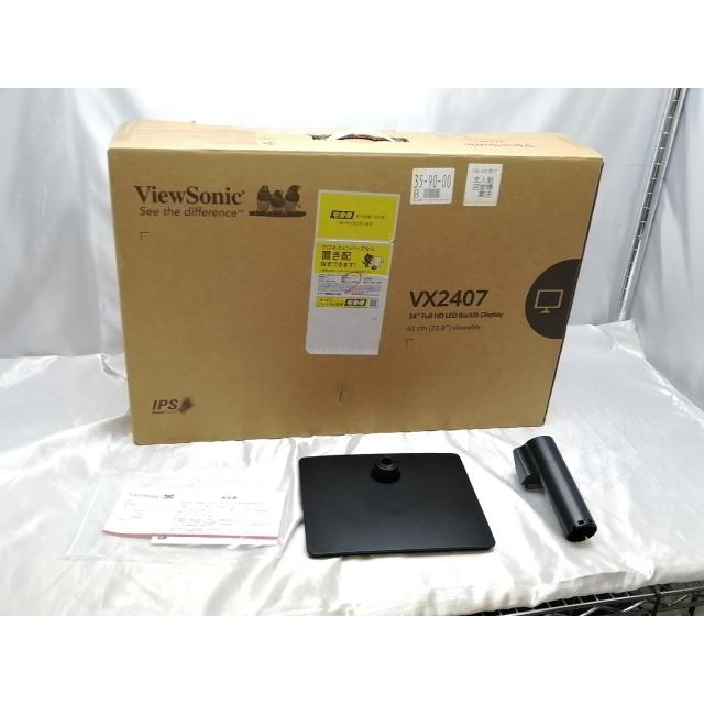 中古】ViewSonic VX2407 [23.8インチ/1920x1080/IPS/非光沢/DP/HDMI