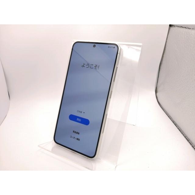 中古】SAMSUNG au 【SIMフリー】 Galaxy S23 クリーム 8GB 256GB SCG19
