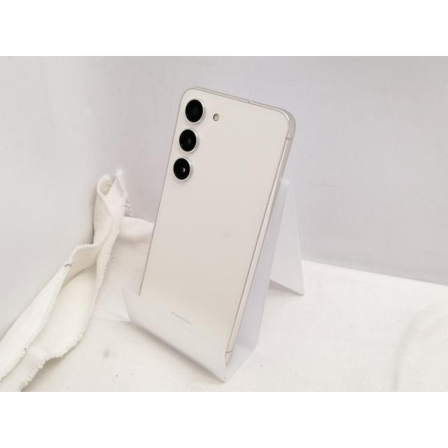 中古】SAMSUNG au 【SIMフリー】 Galaxy S23 クリーム 8GB 256GB SCG19