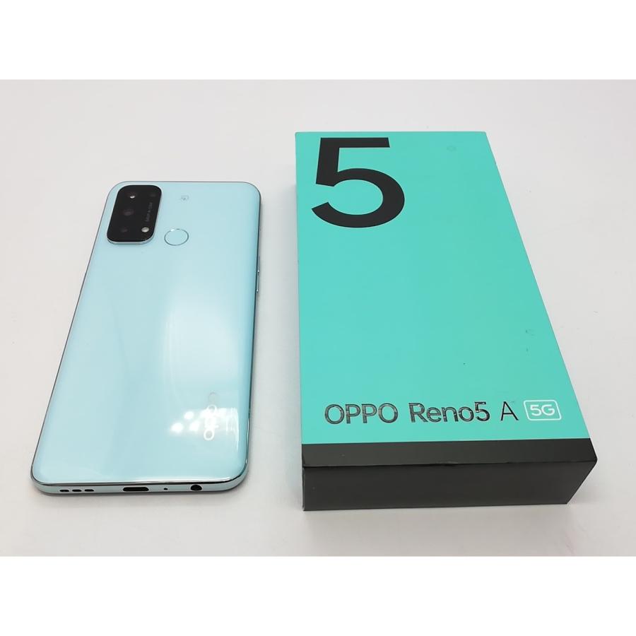 美品 SIMロック解除済 OPPO Reno5 A 5G (esim) 6/128GB アイスブルー A103OP Y!mobile版 〇判定 中古本体 美品 SIMロック解除済 OPPO Reno5 A 5G (esim) 6/128GB アイスブルー