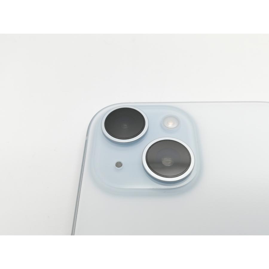 【中古】Apple 楽天モバイル 【SIMフリー】 iPhone 15 256GB ブルー MTMR3J/A【鹿児島中町】保証期間１ヶ月【ランクA】の画像