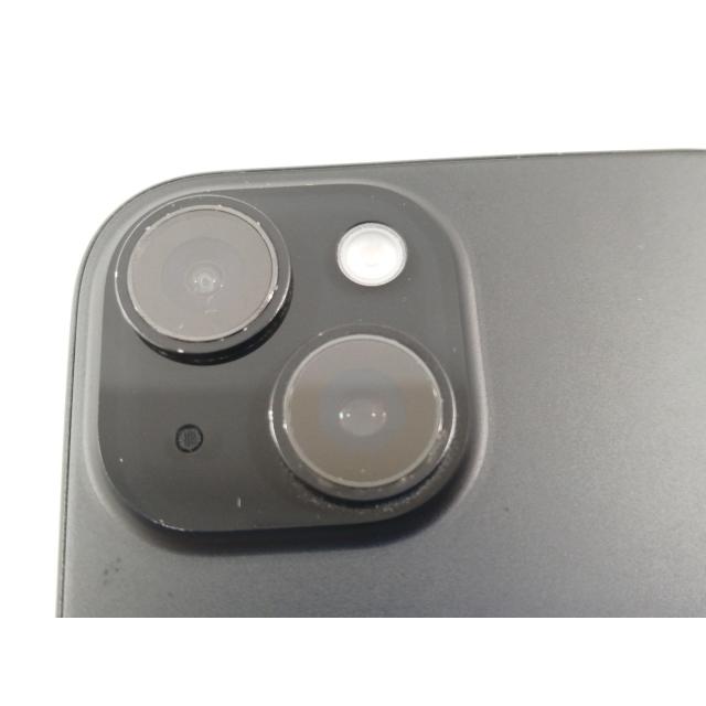 【中古】Apple 楽天モバイル 【SIMフリー】 iPhone 15 256GB ブラック MTMN3J/A【大阪本店】保証期間１ヶ月【ランクB】の画像