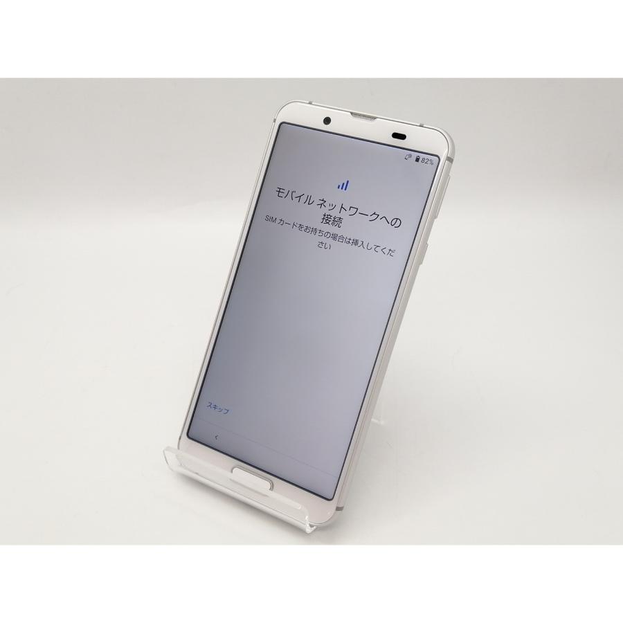 中古】SHARP 楽天モバイル 【SIMフリー】 AQUOS sense3 lite シルバー 