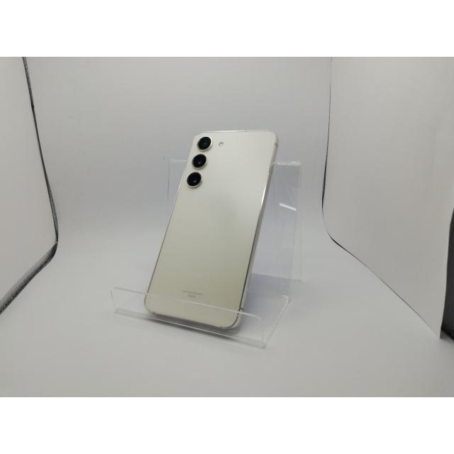 中古】SAMSUNG au 【SIMフリー】 Galaxy S23 クリーム 8GB 256GB SCG19