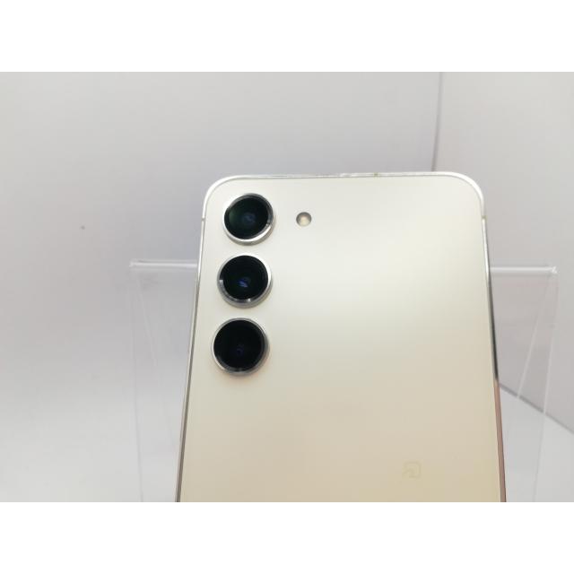 中古】SAMSUNG au 【SIMフリー】 Galaxy S23 クリーム 8GB 256GB SCG19