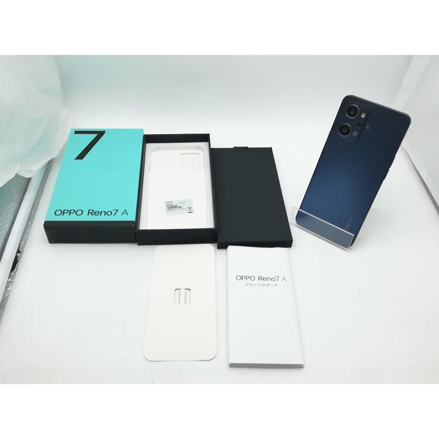 中古】Oppo ymobile 【SIMフリー】 OPPO Reno7 A スターリーブラック