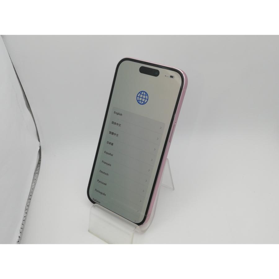 中古】Apple docomo 【SIMフリー】 iPhone 15 128GB ピンク MTMJ3J/A