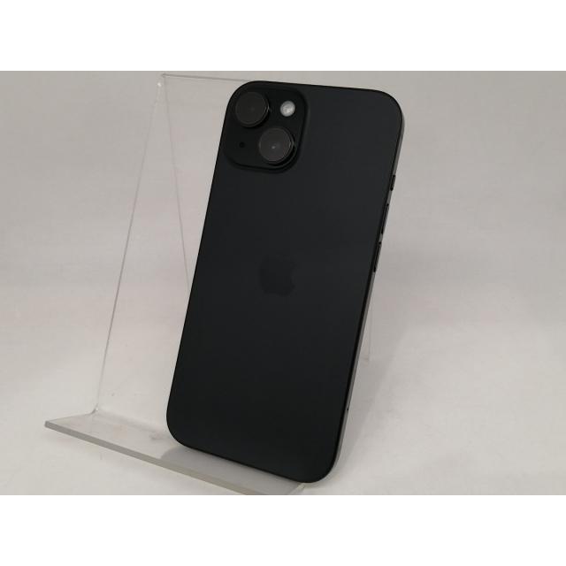 中古】Apple au 【SIMフリー】 iPhone 15 128GB ブラック MTMH3J/A