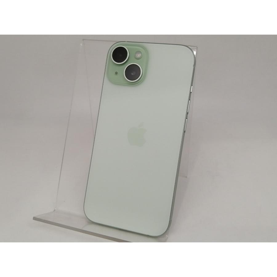 中古】Apple 国内版 【SIMフリー】 iPhone 15 128GB グリーン MTMM3J/A