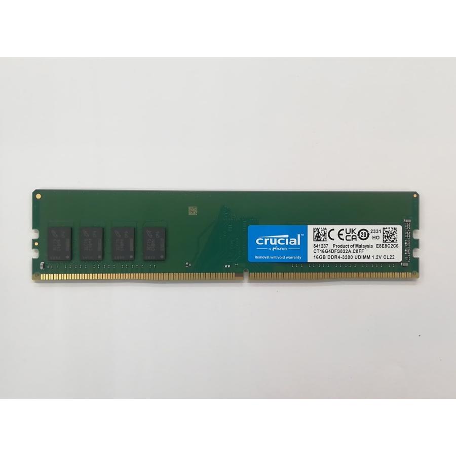 未使用】DDR4 16GB PC4-25600(DDR4-3200) CT16G4DFS832A