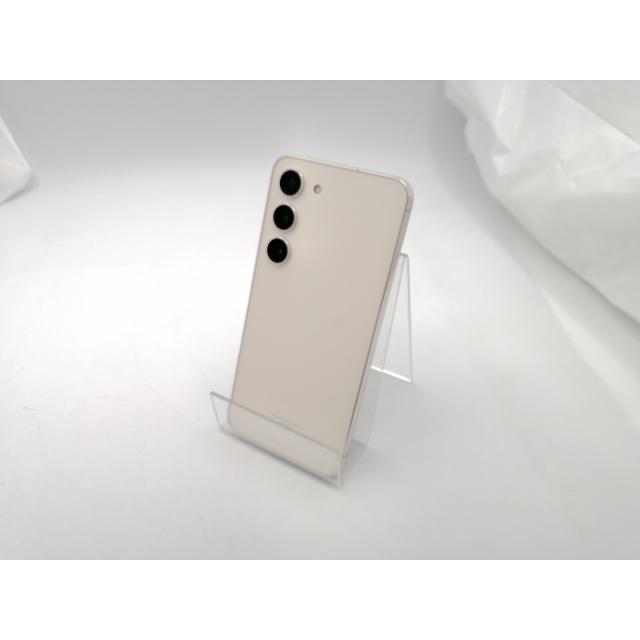 中古】SAMSUNG au 【SIMフリー】 Galaxy S23 クリーム 8GB 256GB SCG19