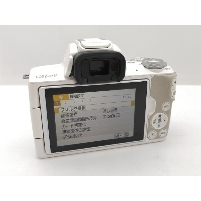 【中古】Canon EOS Kiss M 上半身 白いこと【新宿2】言いはなつ継続期間１ヶ月【位置づけるB】