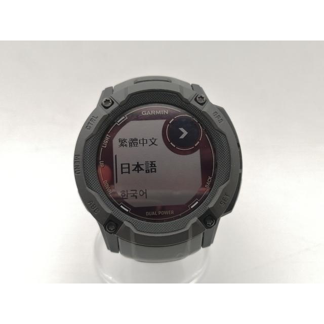 【中古】Garmin Instinct 2X Dual Power 010-02805-52 Moss【神保町】保証期間１ヶ月【ランクA】の画像