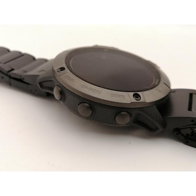 【中古】Garmin fenix 6X Pro Dual Power - Ti Black DLC Titanium band 010-02157-5D【神保町】保証期間１ヶ月【ランクA】の画像