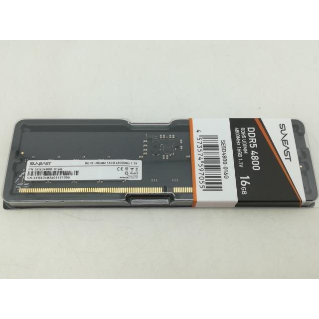 新品同様 WOOPOSIT 16GB PC5-4800 (DDR5-38400) 新品】DDR5 16GB DDR5-4800(PC5-38400) SE5D4800-016G 【デスクトップ