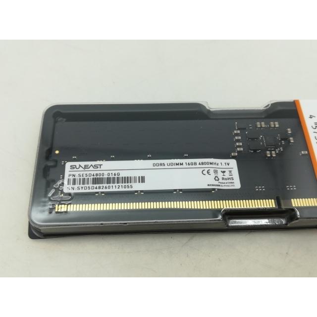 新品】DDR5 16GB DDR5-4800(PC5-38400) SE5D4800-016G 【デスクトップ