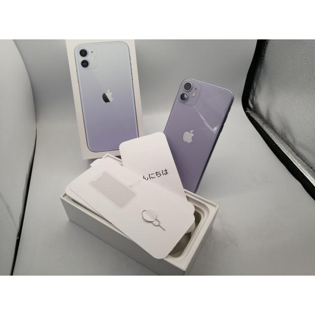 中古】Apple 国内版 【SIMフリー】 iPhone 11 64GB パープル