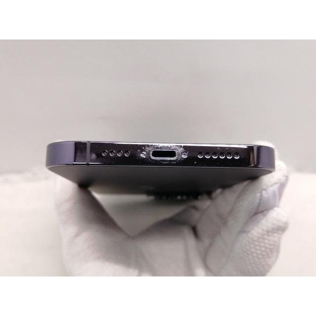 【中古】Apple SoftBank 【SIMフリー】 iPhone 14 Pro Max 256GB ディープパープル MQ9E3J/A【仙台駅東口】保証期間１ヶ月【ランクC】の画像