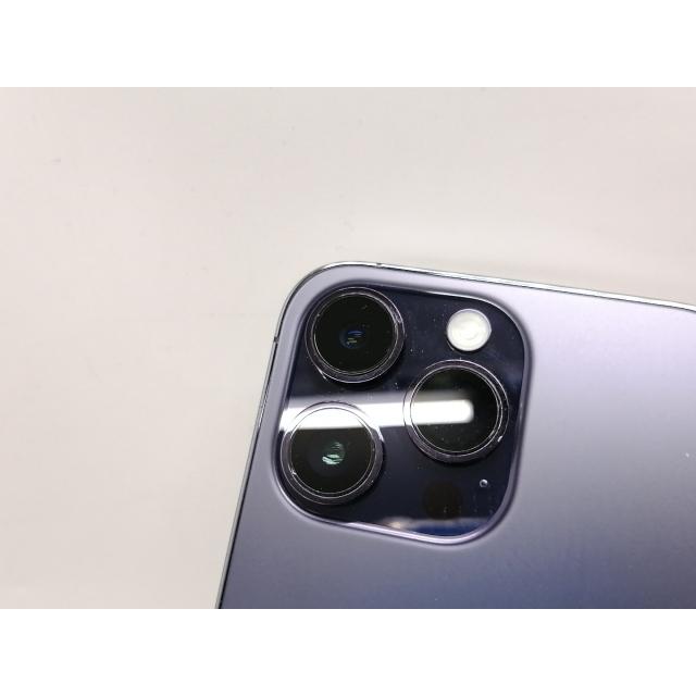 【中古】Apple SoftBank 【SIMフリー】 iPhone 14 Pro Max 256GB ディープパープル MQ9E3J/A【仙台駅東口】保証期間１ヶ月【ランクC】の画像