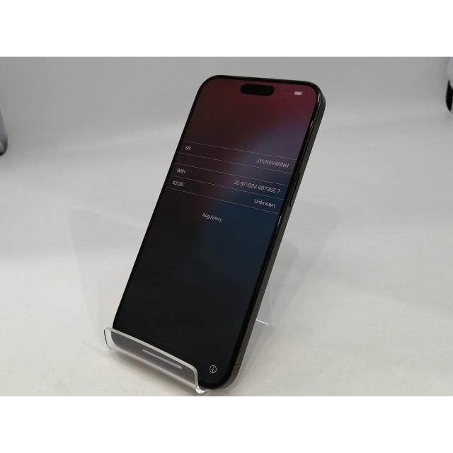 【中古】Apple SoftBank 【SIMフリー】 iPhone 15 Pro Max 512GB ブラックチタニウム MU6U3J/A【浜松駅前】保証期間１ヶ月【ランクA】の画像