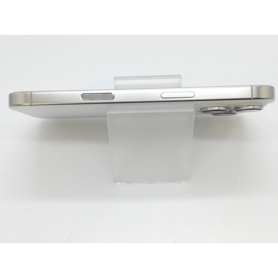 【中古】Apple SoftBank 【SIMフリー】 iPhone 16 Pro 128GB ホワイトチタニウム MYMW3J/A【京都】保証期間１ヶ月【ランクA】の画像