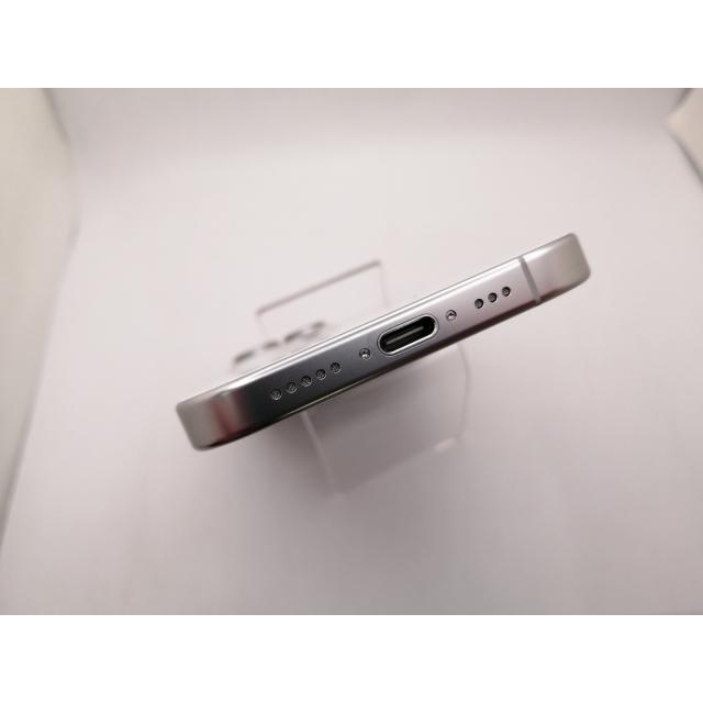 【中古】Apple SoftBank 【SIMフリー】 iPhone 16 Pro 128GB ホワイトチタニウム MYMW3J/A【三宮駅前】保証期間１ヶ月【ランクA】の画像