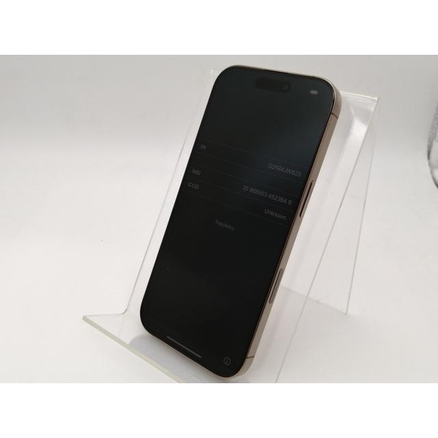 【中古】Apple SoftBank 【SIMフリー】 iPhone 16 Pro 256GB デザートチタニウム MYN23J/A【なんば】保証期間１ヶ月【ランクA】の画像