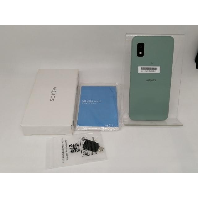 中古】SHARP ymobile 【SIMフリー】 AQUOS wish2 オリーブグリーン 4GB