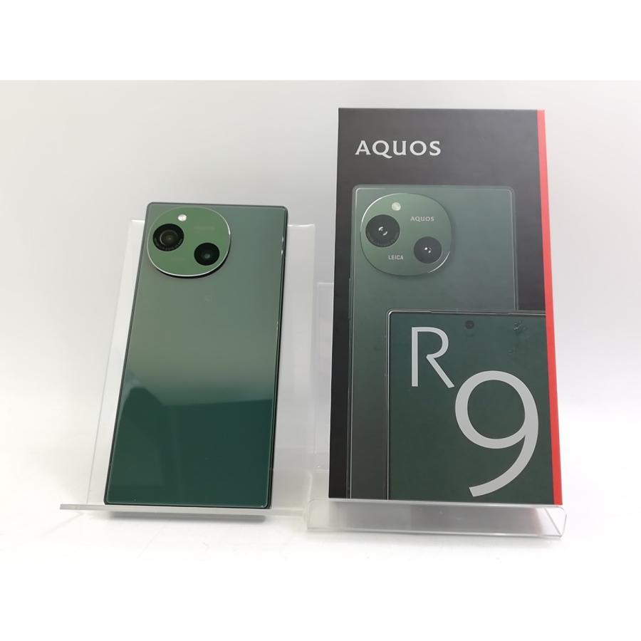 中古】SHARP SoftBank 【SIMフリー】 AQUOS R9 グリーン 12GB 256GB