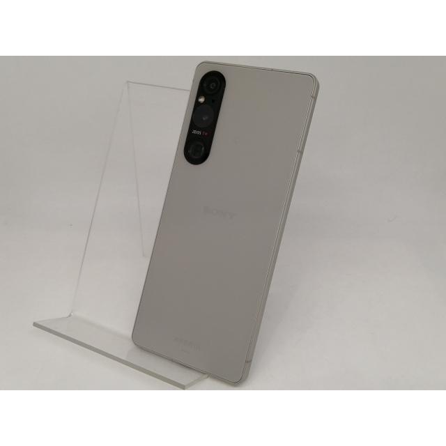 中古】SONY au 【SIMフリー】 Xperia 1 V プラチナシルバー 12GB 256GB