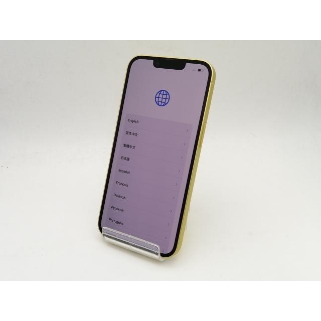 中古】Apple docomo 【SIMフリー】 iPhone 14 128GB イエロー MR3Q3J/A 