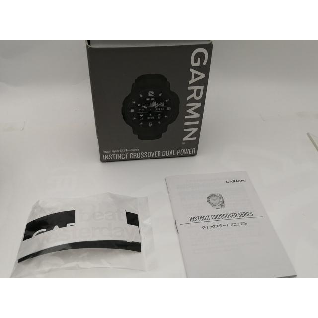中古】Garmin Instinct Crossover Dual Power 010-02730-41 Graphite