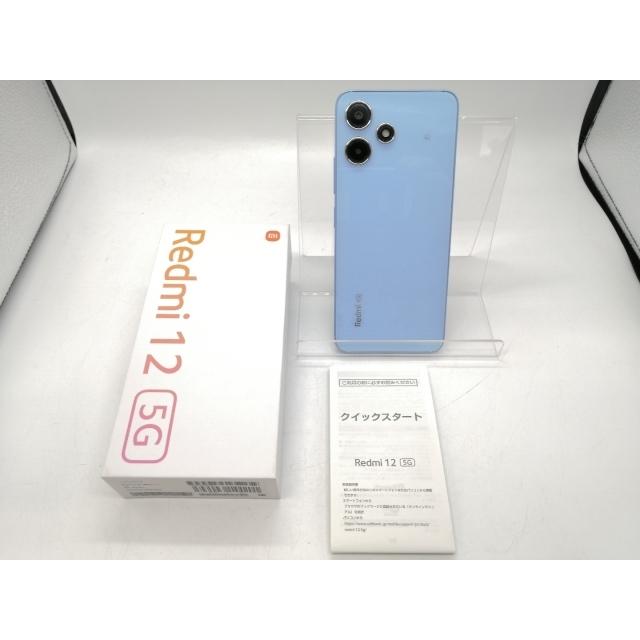 中古】Xiaomi SoftBank 【SIMフリー】 Redmi 12 5G 4GB 128GB スカイ