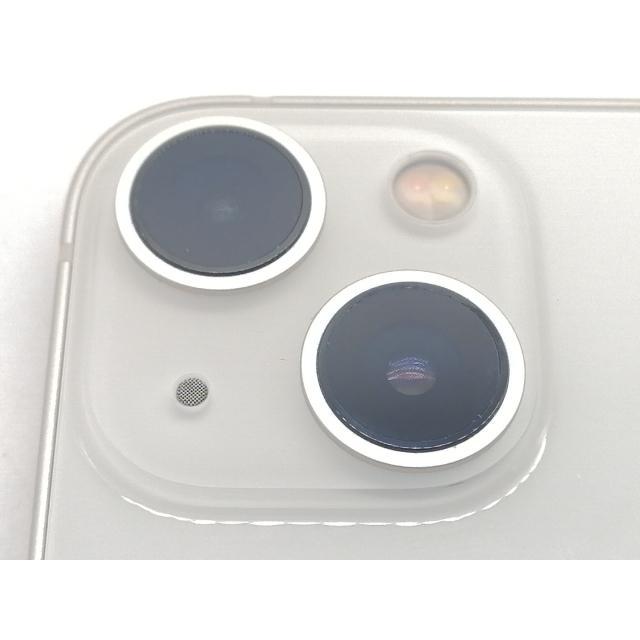【中古】Apple au 【SIMフリー】 iPhone 13 mini 128GB スターライト MLJE3J/A【熊本】保証期間１ヶ月【ランクB】の画像