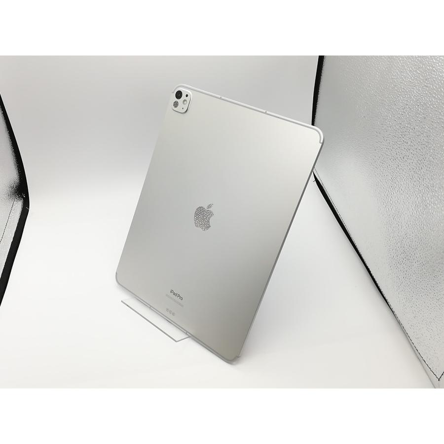 【中古】Apple SoftBank 【SIMフリー】 13インチ iPad Pro（M4/2024） 256GB シルバー 標準ガラス MVXT3J/A【秋葉2号】保証期間１ヶ月【ランクA】の画像