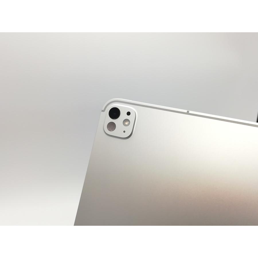 【中古】Apple SoftBank 【SIMフリー】 13インチ iPad Pro（M4/2024） 256GB シルバー 標準ガラス MVXT3J/A【秋葉2号】保証期間１ヶ月【ランクA】の画像