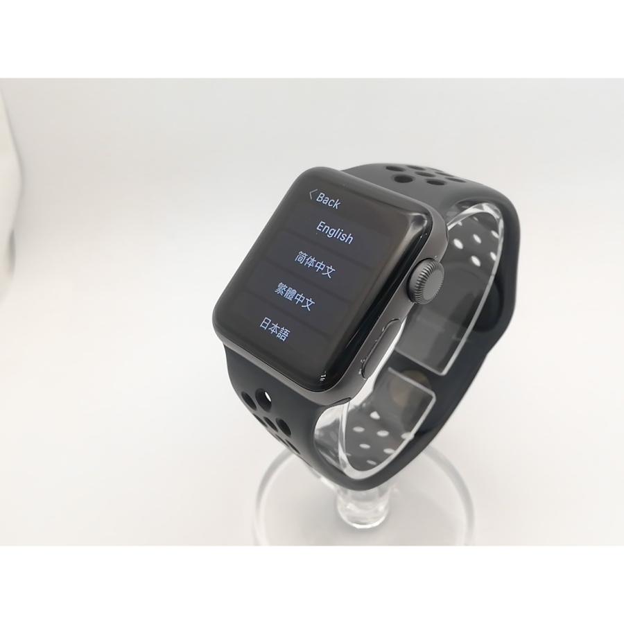 中古】Apple Apple Watch Series3 Nike+ 38mm GPS スペースグレイ 