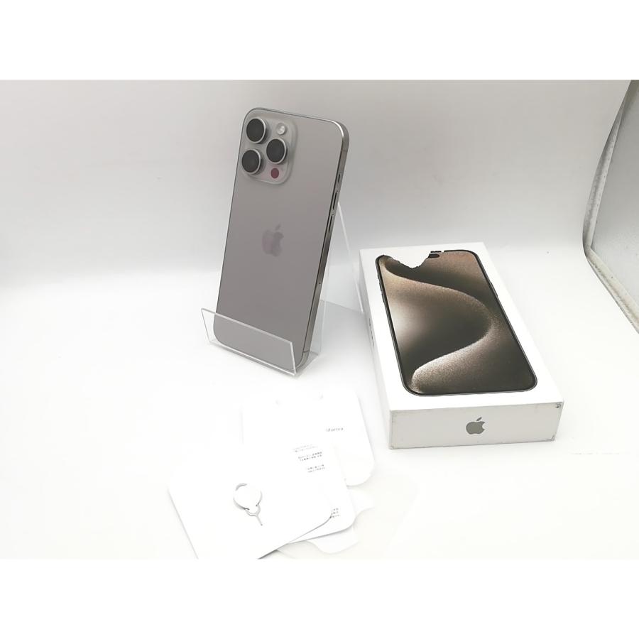 【中古】Apple 国内版 【SIMフリー】 iPhone 15 Pro Max 256GB ナチュラルチタニウム MU6R3J/A【熊本】保証期間１ヶ月【ランクA】の画像