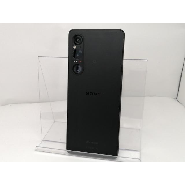 中古】SONY docomo 【SIMフリー】 Xperia 1 V ブラック 12GB 256GB SO