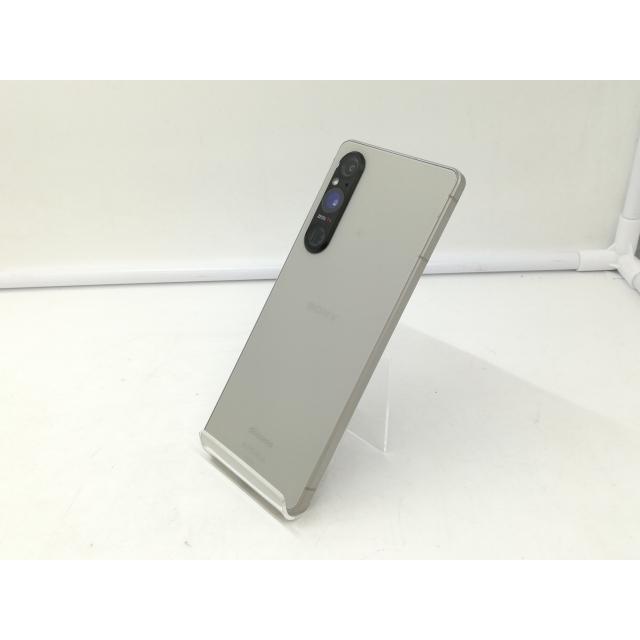 中古】SONY docomo 【SIMフリー】 Xperia 1 V プラチナシルバー 12GB