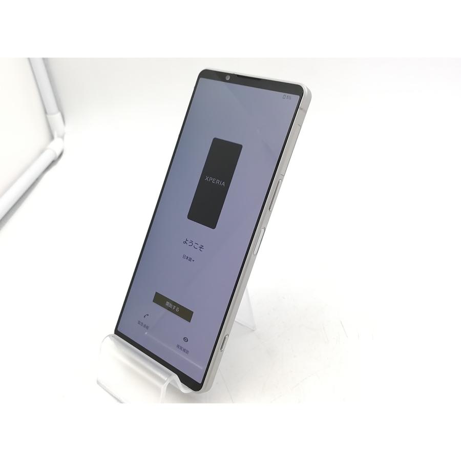 中古】SONY docomo 【SIMフリー】 Xperia 1 V プラチナシルバー 12GB