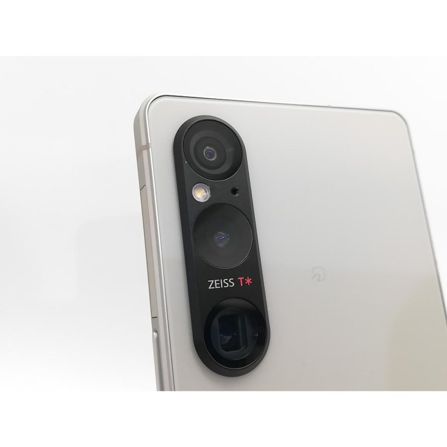中古】SONY docomo 【SIMフリー】 Xperia 1 V プラチナシルバー 12GB