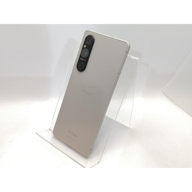 中古】SONY docomo 【SIMフリー】 Xperia 1 V プラチナシルバー 12GB
