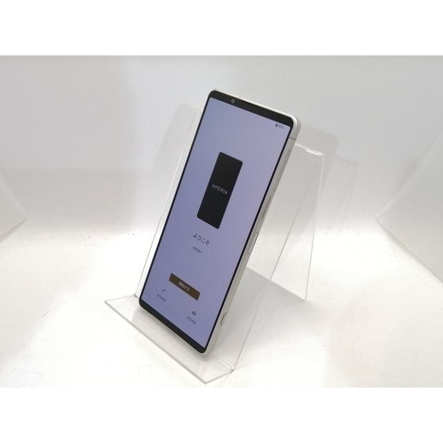 中古】SONY docomo 【SIMフリー】 Xperia 1 V プラチナシルバー 12GB