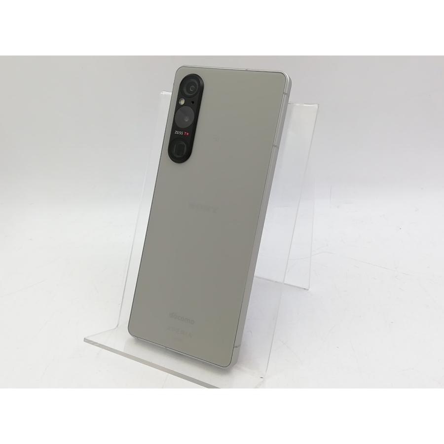中古】SONY docomo 【SIMフリー】 Xperia 1 V プラチナシルバー 12GB